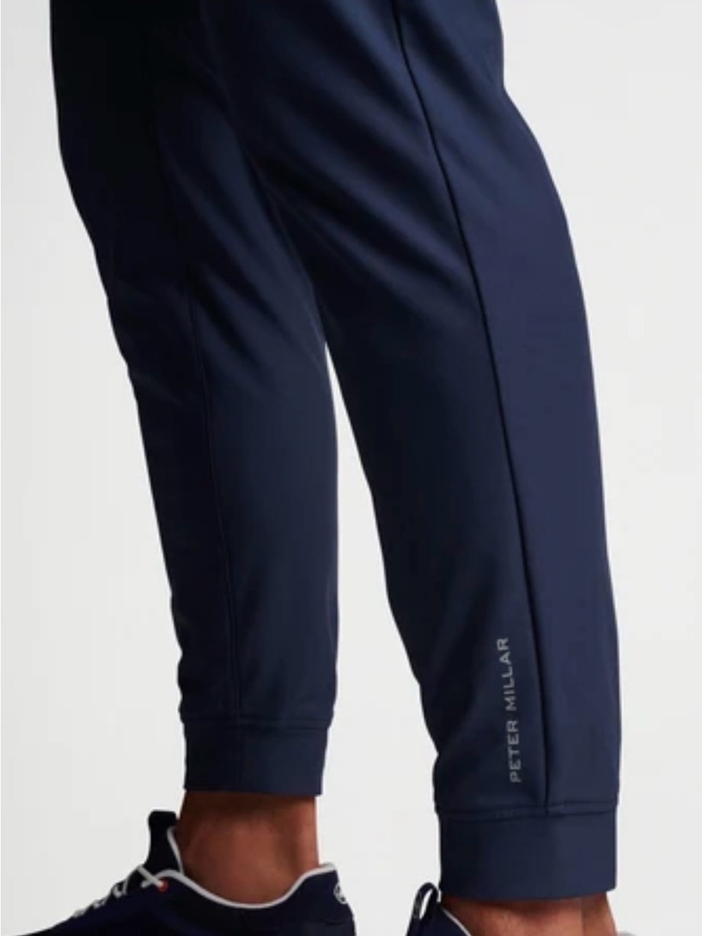 Peter Millar Men Atlas Performance Pants Joggers Crown Sport Active Sz M - Blue